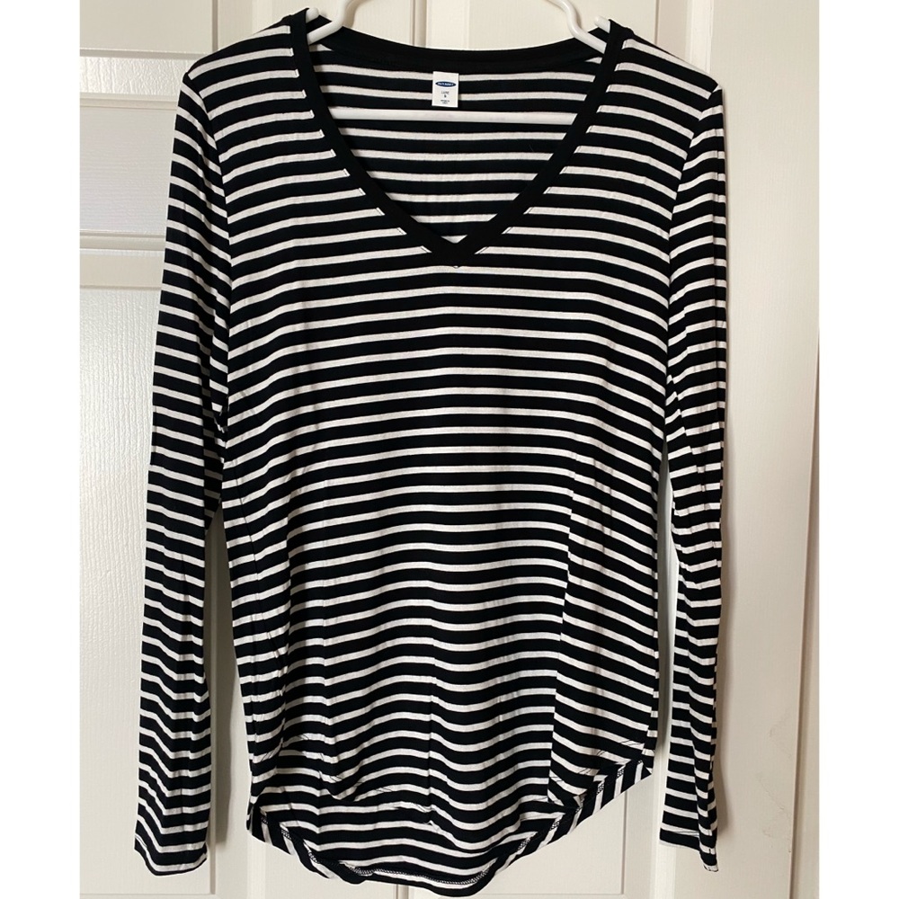 Old Navy Lux Long-sleeved striped tee